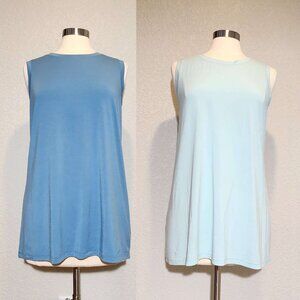 Blue Athleta Essential Tanks - Set of Two Size Large